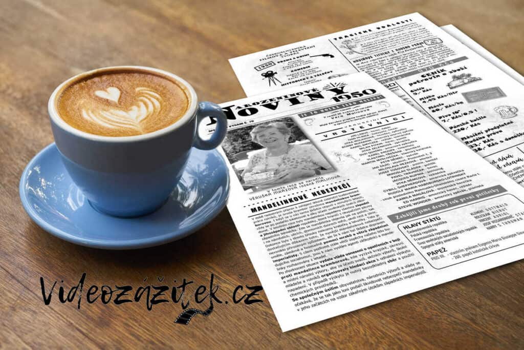 narozeninové noviny 1950