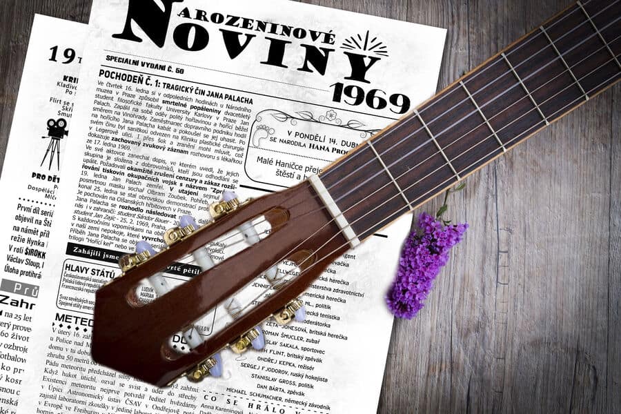 narozeninové noviny 1969