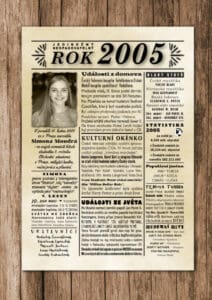 narozeninový plakát 2005