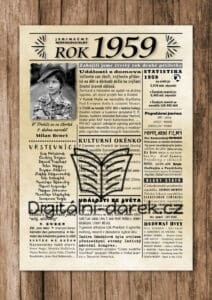 narozeninový plakát 1959