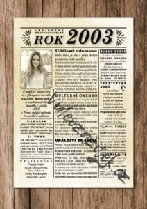 narozeninový plakát 2003