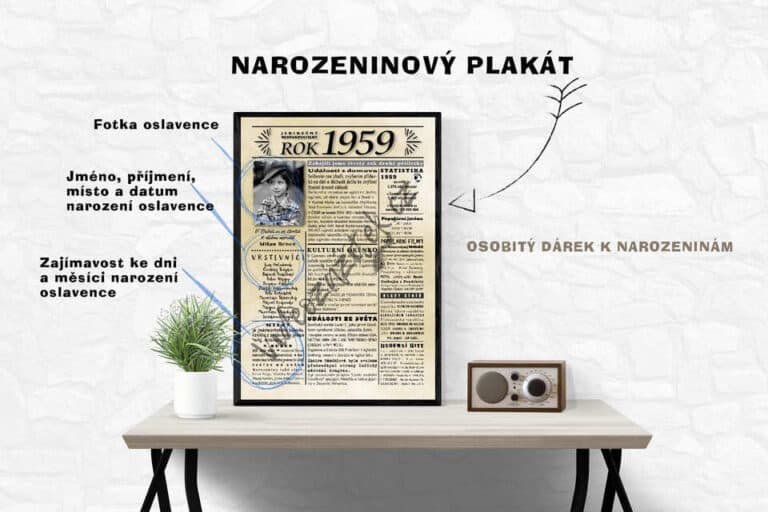 narozeninový plakát 1959