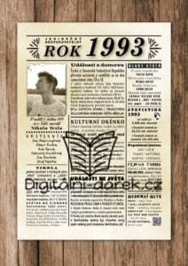 narozeninový plakát 1993