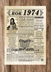 narozeninový plakát 1974