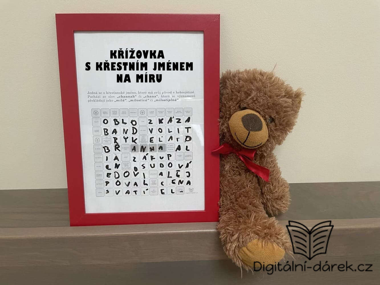 křížovka jmeniny na míru