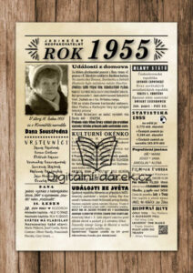 co se stalo v roce 1955 narozeninový plakát 1955