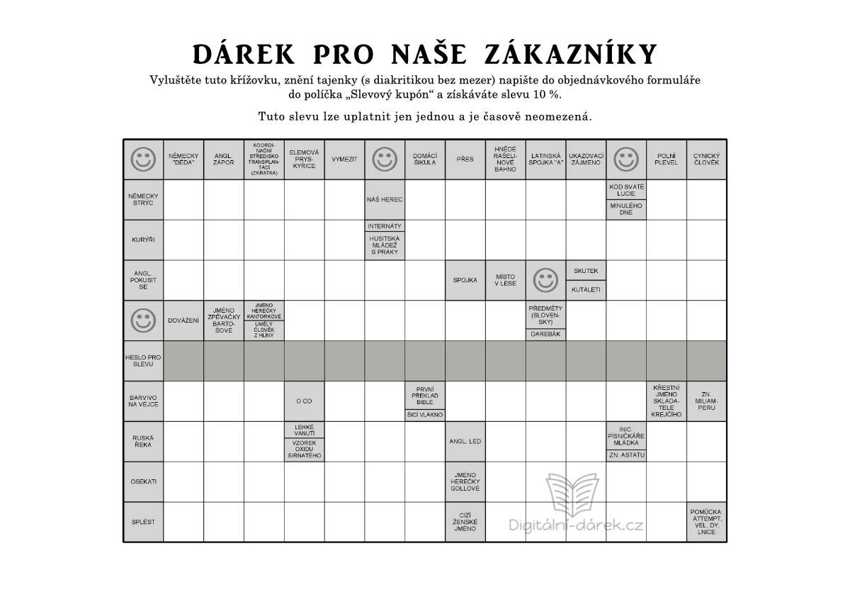 dárek zdarma