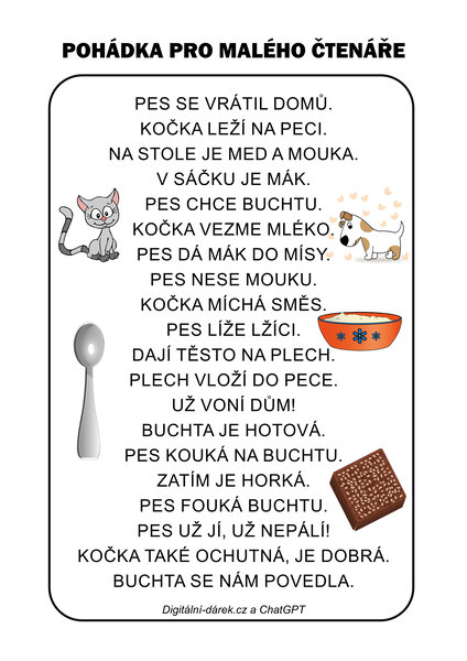 čtení pro prvňáčky