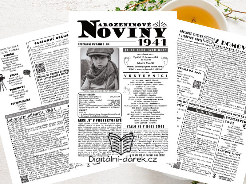narozeninové noviny 1941