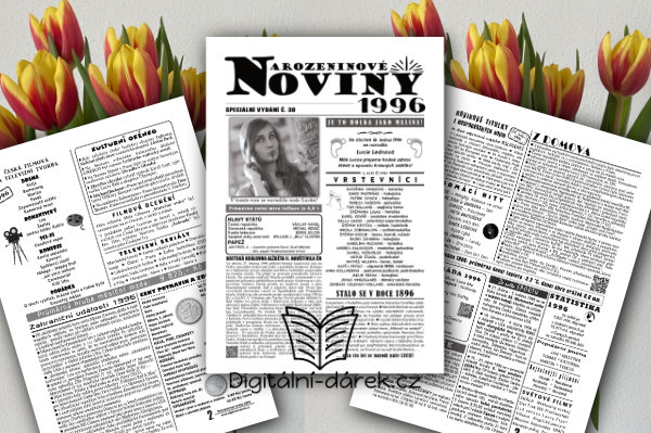 narozeninové noviny 1996