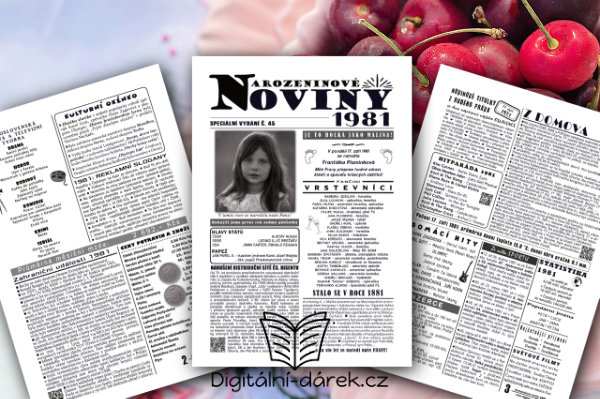 Narozeninové noviny 1981