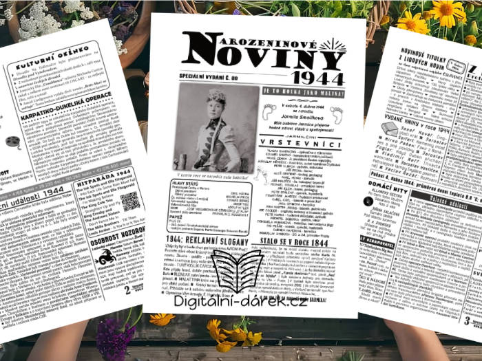 narozeninové noviny 1944