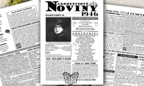 narozeninové noviny 1946 životní jubileum