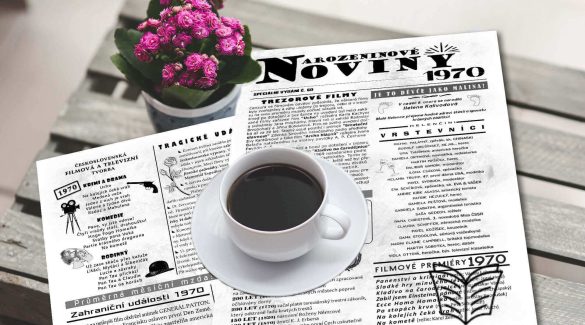 narozeninové noviny 1970