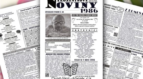 narozeninové noviny 1986