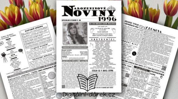 narozeninové noviny 1996